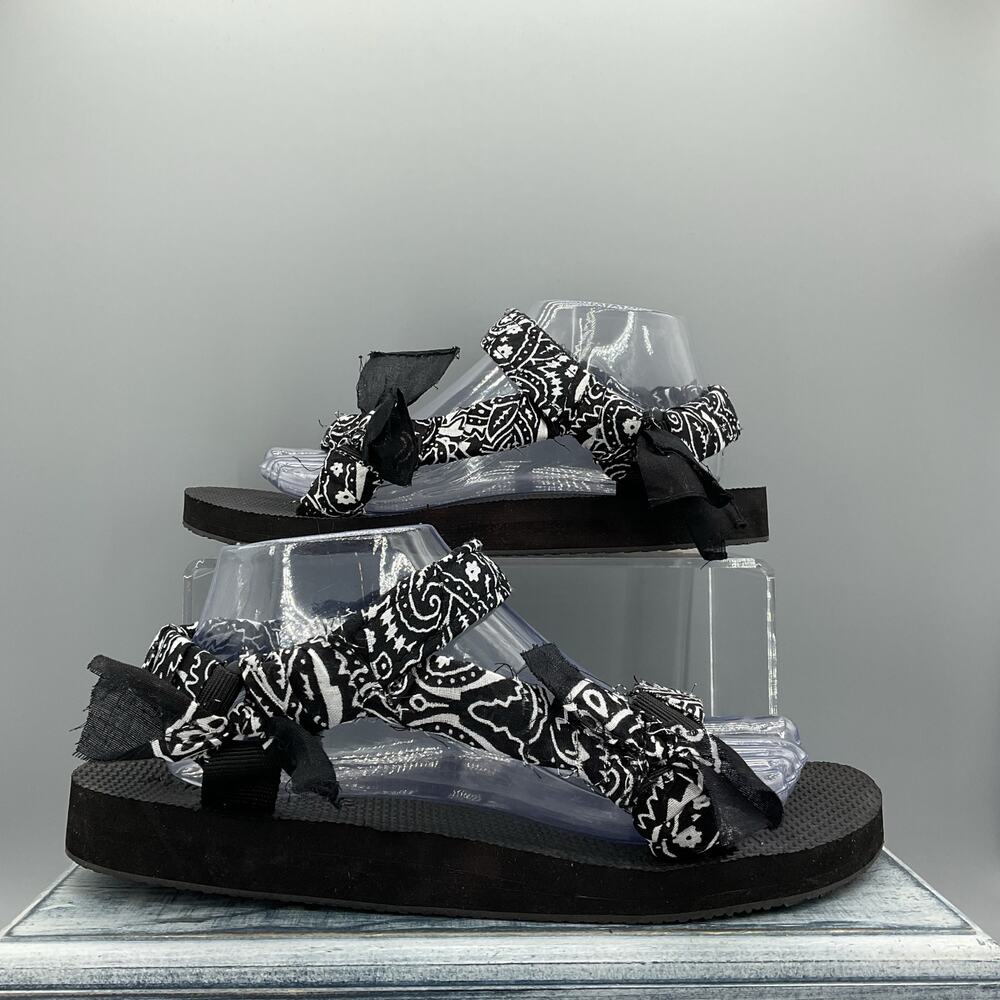 NEW Arizona Love Women’s Trekky Handmade Bandana Sport Sandals Black Size 11